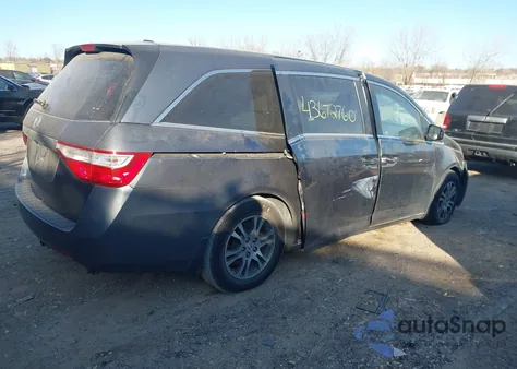 2012 Honda Odyssey Ex-L z USA, uszkodzony, nr VIN 5FNRL5H65CB094452